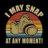 I May Snap At Any Moment Photographer Vintage Mug Official Photographer Merch