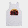 Camera Retro Sunset Tank Top Official Photographer Merch