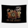 Vintage Retro Flashbulb Steampunk Camera Photograp Tapestry Official Photographer Merch