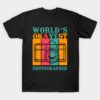 Vintage Photography Camera Worlds Okayest Photogra T-Shirt Official Photographer Merch