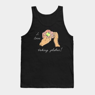 Old Camera In Hands Tank Top Official Photographer Merch