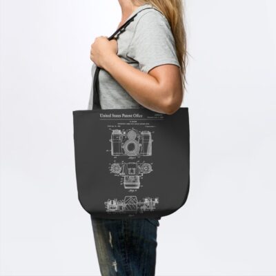 Camera Patent White Tote Official Photographer Merch