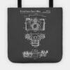 Camera Patent White Tote Official Photographer Merch