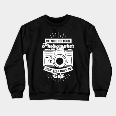 Photography Photo Shooting Photographer Gift Crewneck Sweatshirt Official Photographer Merch