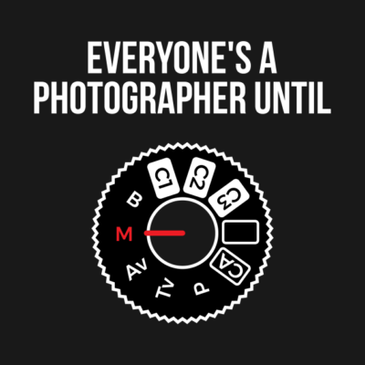 Everyones A Photographer Until Funny T Shirt Crewneck Sweatshirt Official Photographer Merch