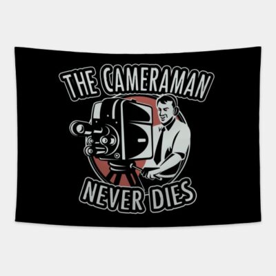 The Cameraman Never Dies Tapestry Official Photographer Merch