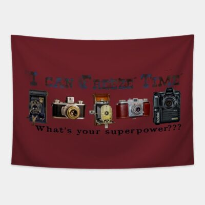 I Can Freeze Time Tapestry Official Photographer Merch