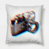 Classic Leica Camera Tribute Design Throw Pillow Official Photographer Merch