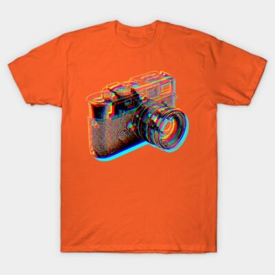 Classic Leica Camera Tribute Design T-Shirt Official Photographer Merch