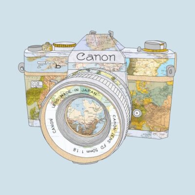 Travel Can0N Pin Official Photographer Merch