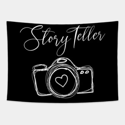 Photographer Gift For Photographer Story Teller Tapestry Official Photographer Merch