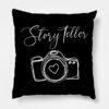 Photographer Gift For Photographer Story Teller Throw Pillow Official Photographer Merch