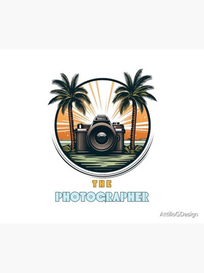 Vintage Beach Photographer Tapestry Official Photographer Merch