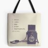 Vintage Camera Tote Bag Official Photographer Merch