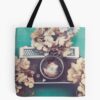 Camera & Hydrangea Tote Bag Official Photographer Merch