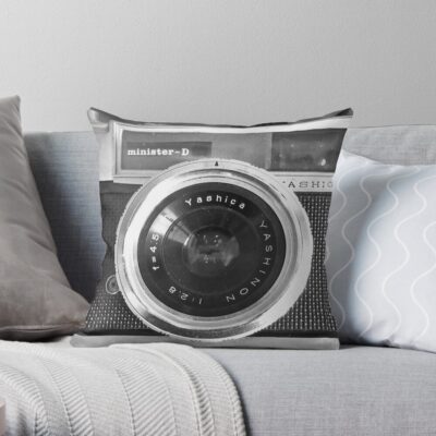 Camera Throw Pillow Official Photographer Merch