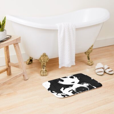 Cute Anime Photographer Bath Mat Official Photographer Merch