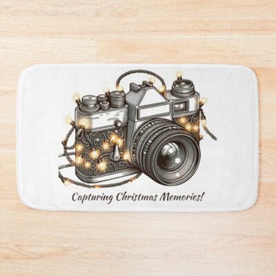 Capture The Merry Moments Bath Mat Official Photographer Merch