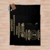 Portrait Photographer Throw Blanket Official Photographer Merch