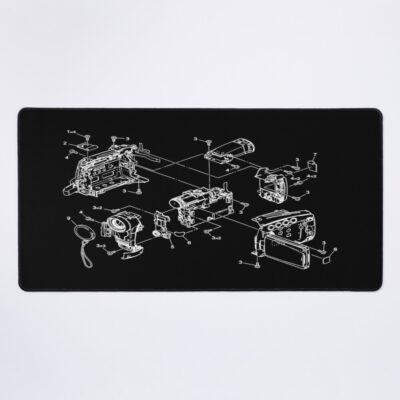 Camera Parts Mouse Pad Official Photographer Merch