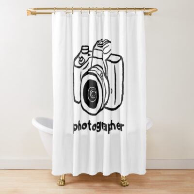 Photographer Shower Curtain Official Photographer Merch