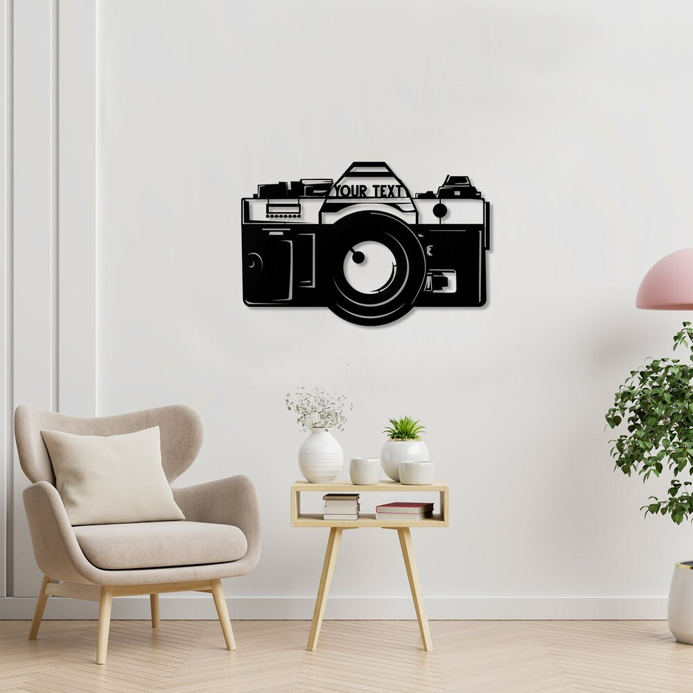 Metal Retro Camera Wall Art Camera Wall Decor